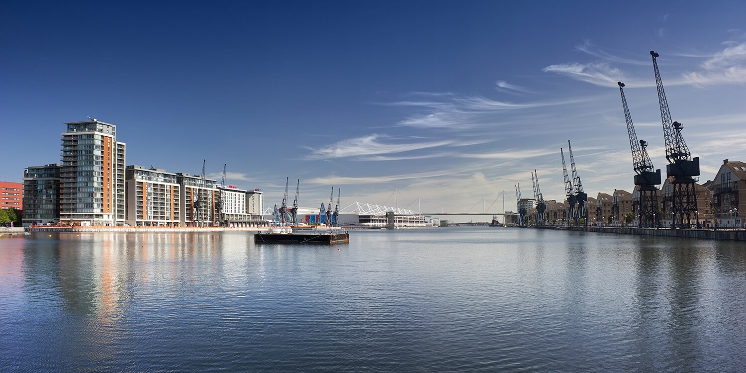 London’s royal docks once attracted trade and visitors from across the world and today they are full of activity.