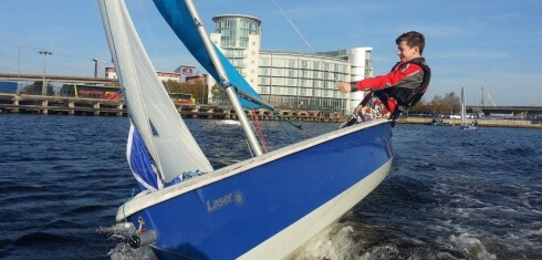 Royal Docks 'Learn to Sail' course offers all ages and abilities the opportunity to get out onto the water.